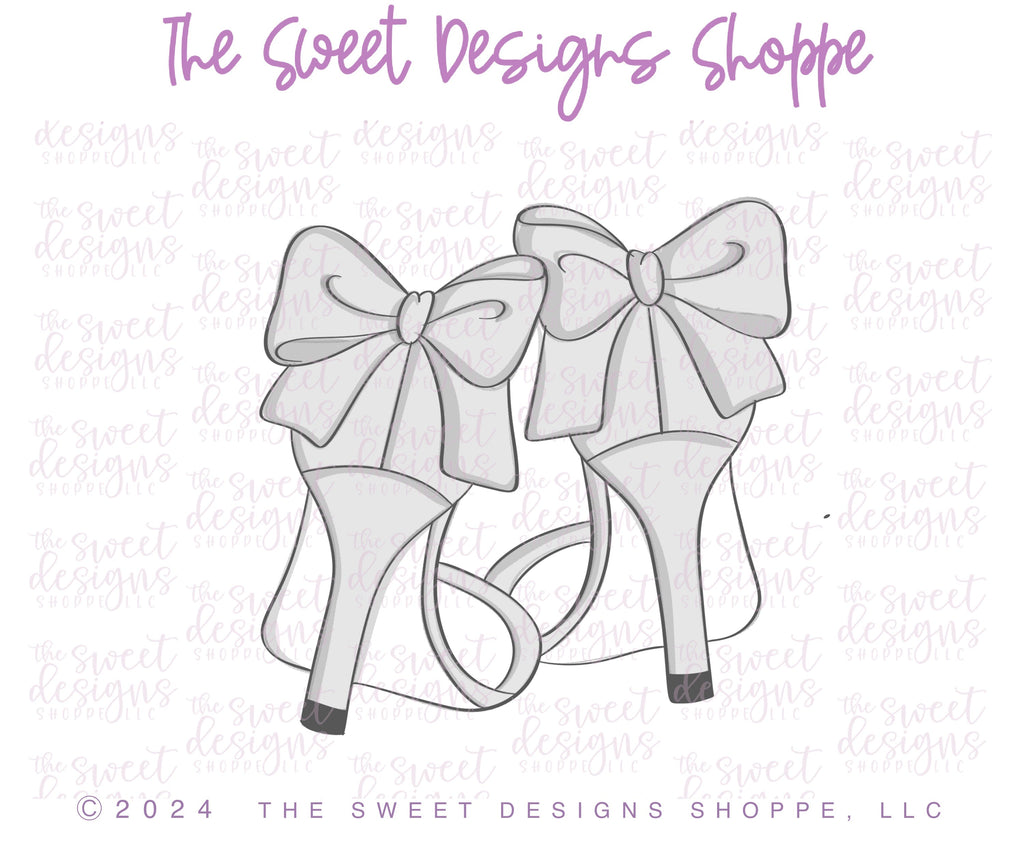 Cookie Cutters - Coquette Stilettos - Cookie Cutter - The Sweet Designs Shoppe - - ALL, Clothes, Cookie Cutter, coquette stilettos, new, Promocode, Shoes, stilettos, STL, valentine, Valentine's