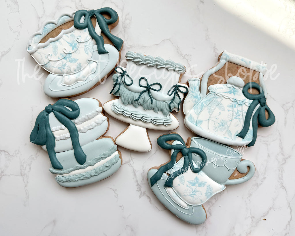 Cookie Cutters - Coquette Tea Cup - Cookie Cutter - The Sweet Designs Shoppe - TSDS - - ALL,Bridal,Bridal Shower,Cookie Cutter,Coquette,Easter,Easter / Spring,Food & Beverages,Food and Beverage,Promocode,STL,tea