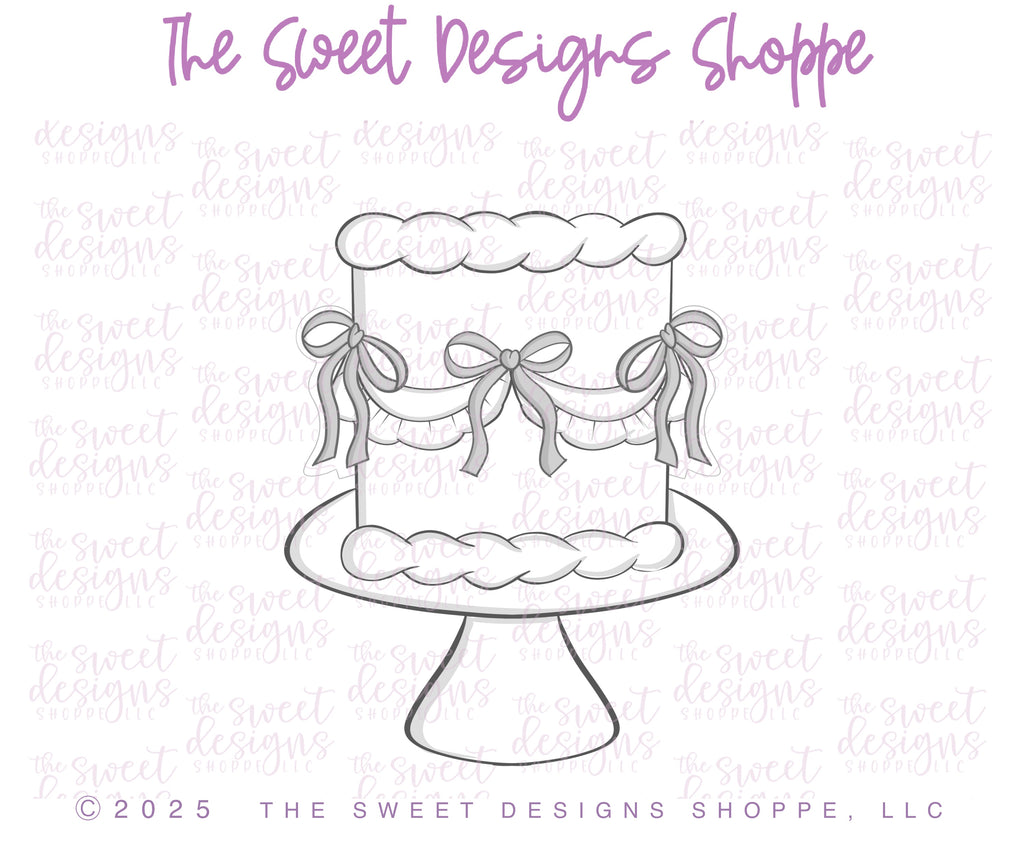 Cookie Cutters - Coquette Tea Party Set - Set of 5 - Cookie Cutters - The Sweet Designs Shoppe - TSDS - - ALL,Bridal,Bridal Shower,Cookie Cutter,Easter,Easter / Spring,Food & Beverages,Food and Beverage,Mini Sets,Promocode,regular sets,set,STL,tea