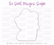 Cookie Cutters - Coquette Two - Cookie Cutter - The Sweet Designs Shoppe - TSDS - - 2,ALL,Birthday,Cookie Cutter,Font,Fonts,kid,kids,Lettering,letters and numbers,number,numbers,NumberSet,Promocode,Series24,STL,text
