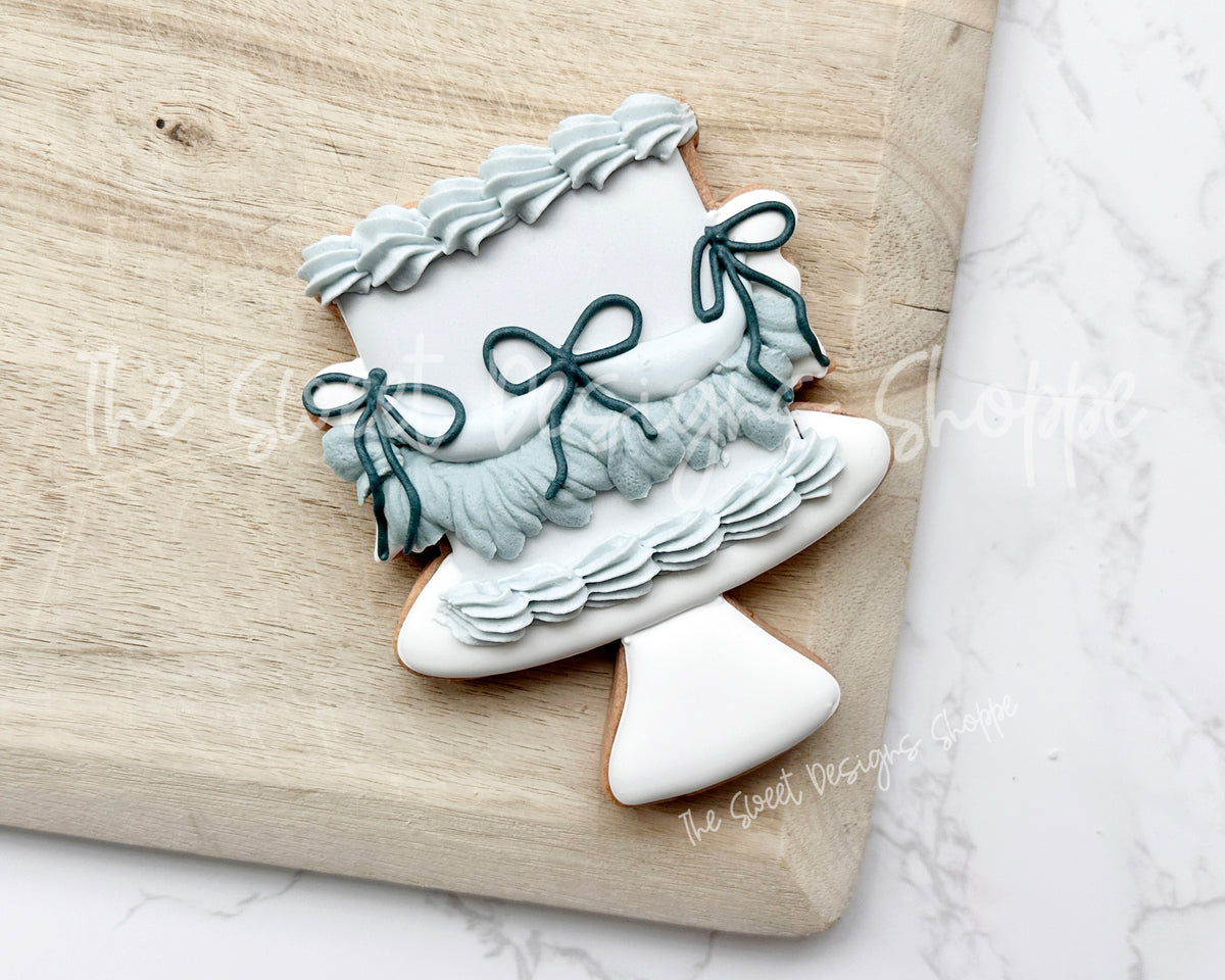 Cookie Cutters - Coquette Vintage Cake - Cookie Cutter - The Sweet Designs Shoppe - TSDS - - ALL,Bridal,Bridal Shower,Cookie Cutter,Coquette,Easter,Easter / Spring,Food,Food & Beverages,Food and Beverage,macaron,Promocode,STL