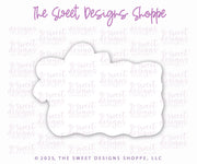 Cookie Cutters - Coquette Wavy Plaque - Cookie Cutter - The Sweet Designs Shoppe - TSDS - - ALL,Birthday,Bridal,Bridal Shower,Christmas,Christmas / Winter,Cookie Cutter,Coquette,Fall / Thanksgiving,Mothers Day,Plaque,Plaques,PLAQUES HANDLETTERING,Promocode,STL,thanksgiving,valentine,Valentines,Wedding,Wedding Favors