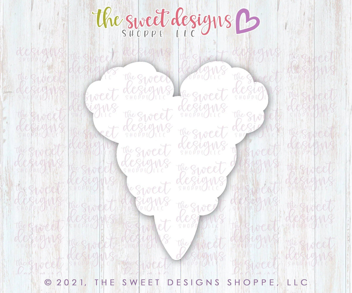 Cookie Cutters - Cotton Candy Theme Park Snack - Cookie Cutter - The Sweet Designs Shoppe - TSDS - - ALL,Birthday,Cookie Cutter,Food,Food and Beverage,Food beverages,kids,Kids / Fantasy,mouse,Promocode,STL,summer,Sweet,Sweets,Theme Park,Travel