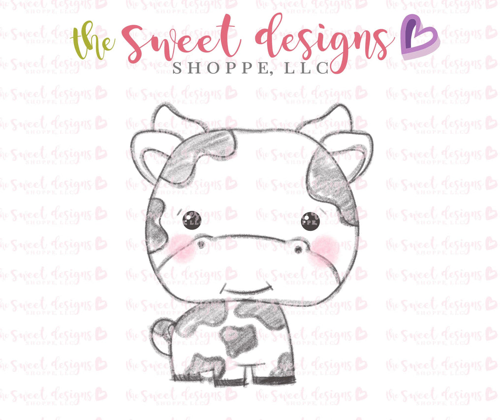 Cookie Cutters - Cow - Cookie Cutter - The Sweet Designs Shoppe - - ALL, Animal, Barn, Cookie Cutter, Cow, Farm, Promocode