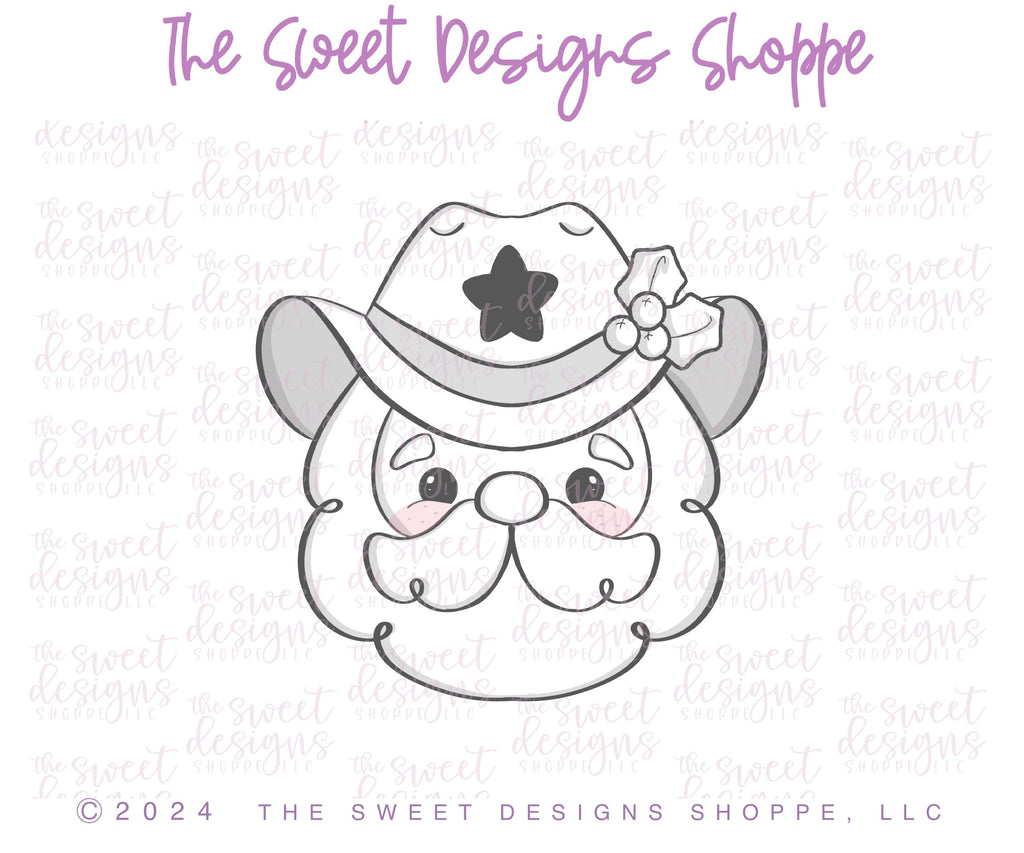 Cookie Cutters - Cowboy Christmas Cookie Cutters Set - Set of 4 - Cookie Cutters - The Sweet Designs Shoppe - TSDS - - ALL,Christmas,Christmas / Winter,Christmas Cookies,claus,clause,Cookie Cutter,cookies for Santa,Cowboy,Ginger boy,ginger bread,Ginger girl,Gingerboy,gingerbread,gingerbread man,Gingergirl,Mini Sets,Promocode,regular sets,Santa,Santa Claus,Santa Face,set,STL