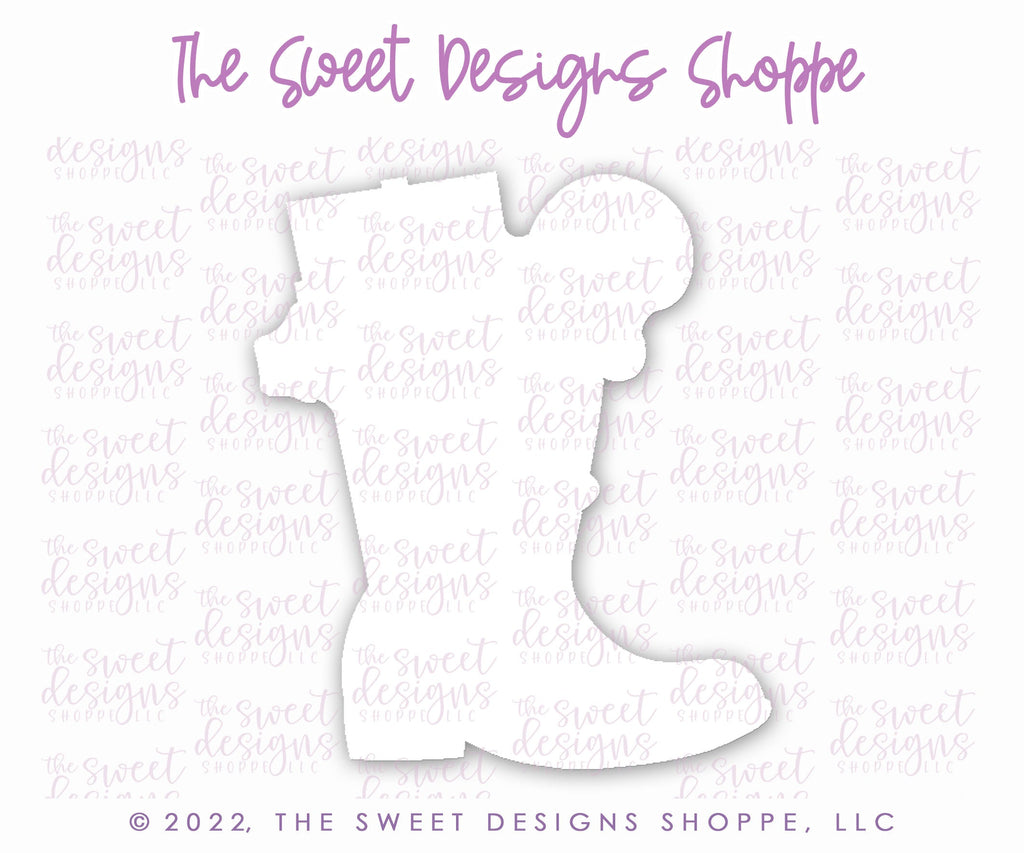 Cookie Cutters - Cowboy Christmas Cookie Cutters Set - Set of 4 - Cookie Cutters - The Sweet Designs Shoppe - TSDS - - ALL,Christmas,Christmas / Winter,Christmas Cookies,claus,clause,Cookie Cutter,cookies for Santa,Cowboy,Ginger boy,ginger bread,Ginger girl,Gingerboy,gingerbread,gingerbread man,Gingergirl,Mini Sets,Promocode,regular sets,Santa,Santa Claus,Santa Face,set,STL