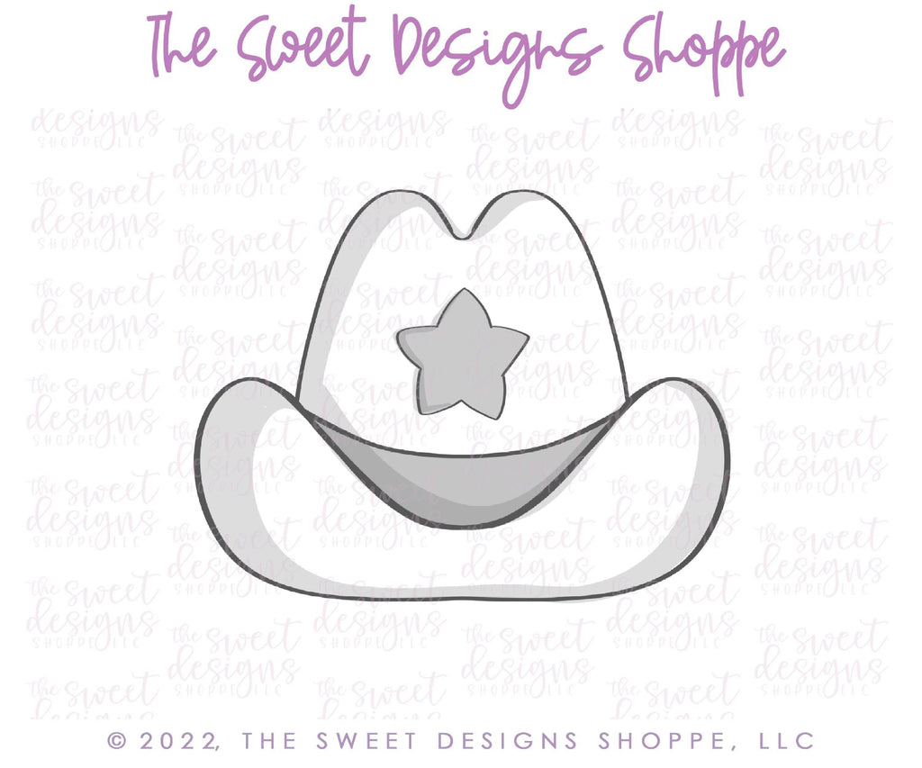 Cookie Cutters - Cowboy Hat - Cookie Cutter - The Sweet Designs Shoppe - - Accesories, Accessories, accessory, ALL, Clothing / Accessories, Cookie Cutter, dad, Father, father's day, grandfather, Promocode, texas, western