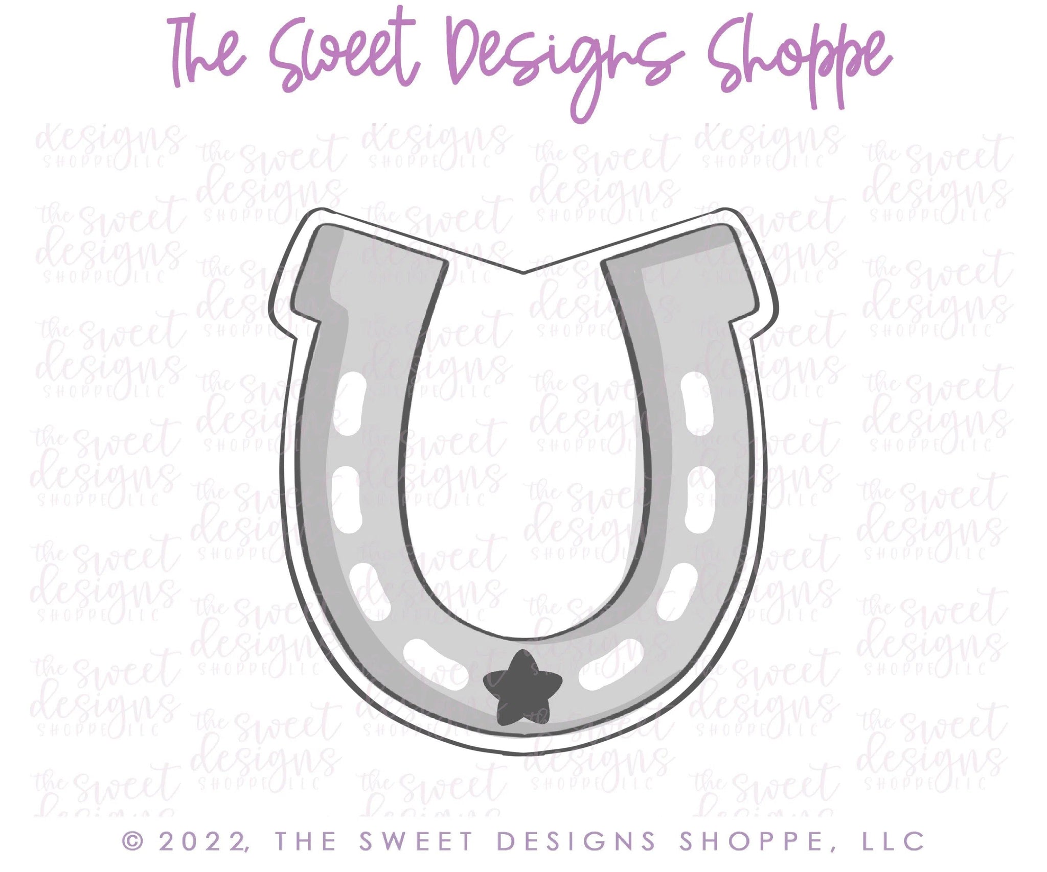 Product Type: Cookie Cutters - Name: Cowboy Horseshoe - Cookie