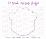 Cookie Cutters - Cowboy Santa Face - Cookie Cutter - The Sweet Designs Shoppe - TSDS - - ALL,Christmas,Christmas / Winter,Christmas Cookies,claus,clause,Cookie Cutter,Cowboy,Promocode,Santa Claus,STL