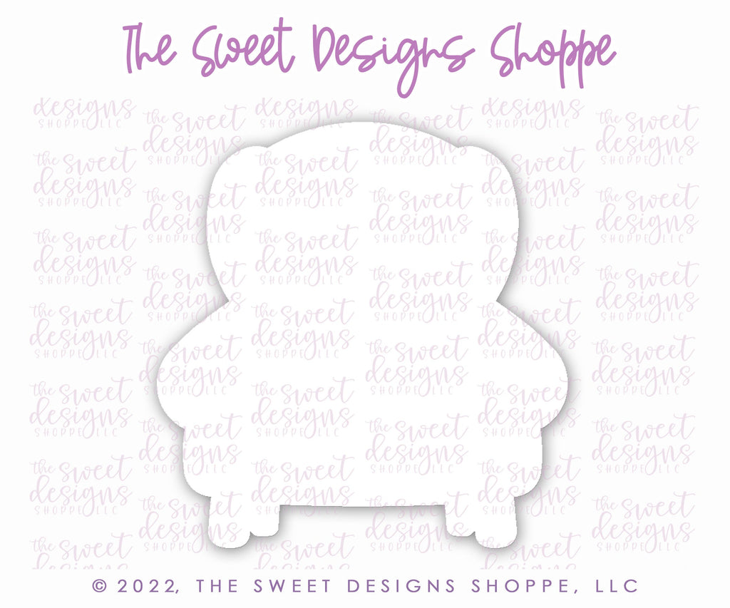 Cookie Cutters - Cozy Sofa - Cookie Cutter - The Sweet Designs Shoppe - - ALL, Cookie Cutter, Cozy sofa, Miscellaneous, new, Promocode, reading sofa, STL, valentine, Valentine's