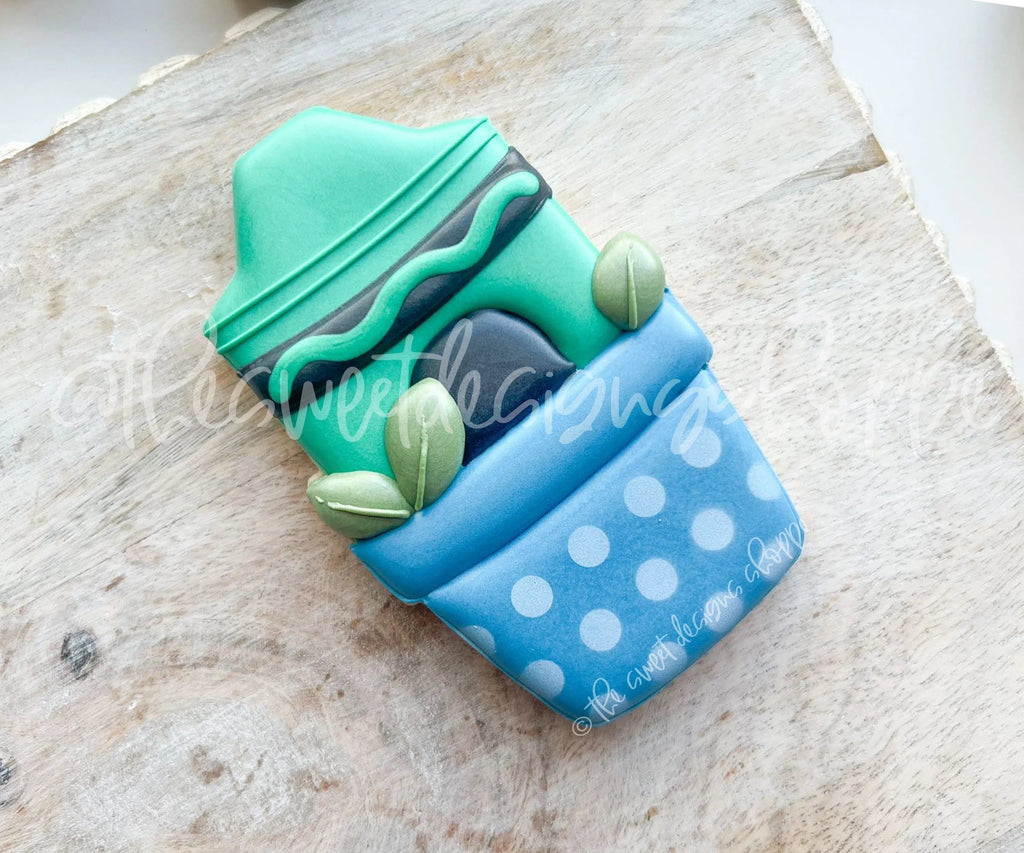Cookie Cutters - Crayon in Pot - Cookie Cutter - The Sweet Designs Shoppe - TSDS - - ALL,back to school,Cookie Cutter,Grad,Graduation,graduations,Nature,Promocode,School,School / Graduation,school supplies,Teacher,Teacher Appreciation