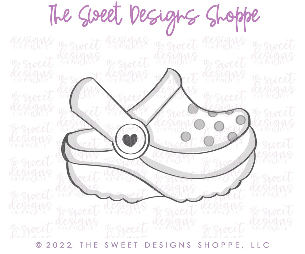 Cookie Cutters - Croc - Cookie Cutter - Sweet Designs Shoppe - - Accesories, Accessories, accessory, ALL, Clothing / Accessories, Cookie Cutter, hat, mother, Mothers Day, Promocode, summer