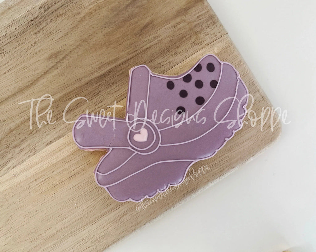 Cookie Cutters - Croc - Cookie Cutter - The Sweet Designs Shoppe - - Accesories, Accessories, accessory, ALL, Clothing / Accessories, Cookie Cutter, hat, mother, Mothers Day, Promocode, summer