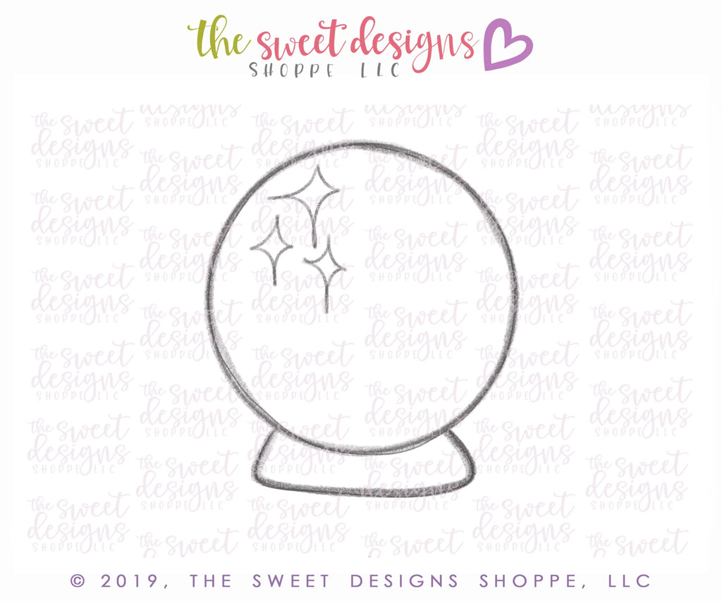 Cookie Cutters - Crystal Ball/Snowglobe - Cookie Cutter - Sweet Designs Shoppe - - ALL, Christmas / Winter, Cookie Cutter, Fall / Halloween, Fall / Thanksgiving, Halloween, halloween 2019, Miscellaneous, Promocode