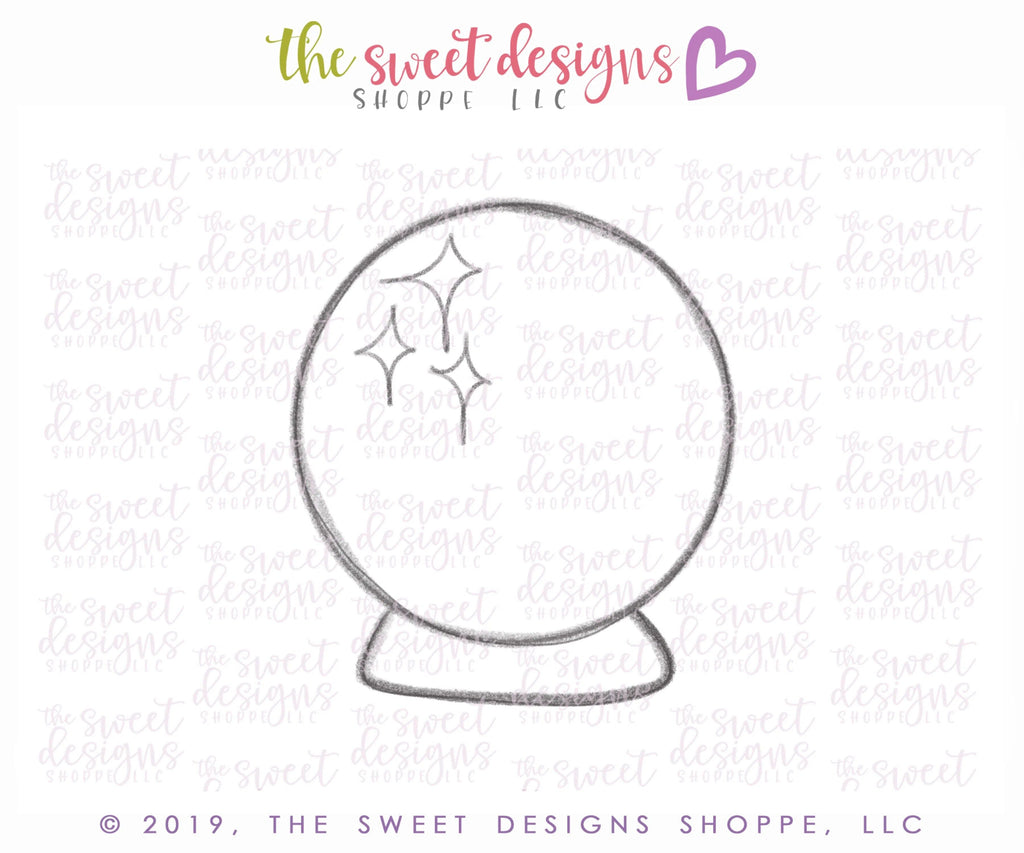 Cookie Cutters - Crystal Ball/Snowglobe - Cookie Cutter - The Sweet Designs Shoppe - TSDS - - ALL,Christmas / Winter,Cookie Cutter,Fall / Halloween,Fall / Thanksgiving,Halloween,Miscellaneous,Promocode