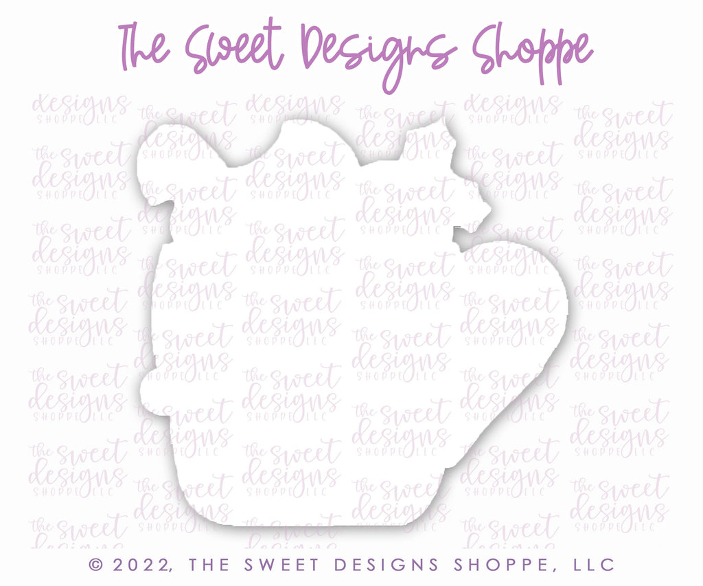 Cookie Cutters - Cup of Cheer Coffee Cup - Cookie Cutter - The Sweet Designs Shoppe - - ALL, beverage, beverages, Christmas, Christmas / Winter, Christmas Cookies, Coffee, Cookie Cutter, Food & Beverages, Food and Beverage, new, Promocode, STL