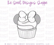 Cookie Cutters - Cupcake B Theme Park Snack - Cookie Cutter - The Sweet Designs Shoppe - TSDS - - ALL,Birthday,Cookie Cutter,Food,Food and Beverage,Food beverages,kids,Kids / Fantasy,mouse,Promocode,STL,summer,Sweet,Sweets,Theme Park,Travel