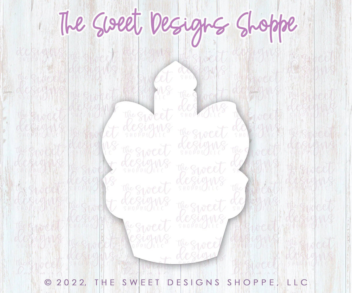 Cookie Cutters - Cupcake with Bow - Cookie Cutter - The Sweet Designs Shoppe - TSDS - - ALL,Birthday,candles,celebration,Cookie Cutter,happybirthdday,Lady Milk Stache,Lady MilkStache,LadyMilkStache,Promocode,STL