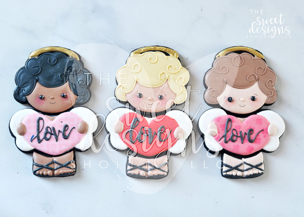 Cookie Cutters - Cupid 3 Piece Set - Cookie Cutters - Sweet Designs Shoppe - - ALL, Cookie Cutter, Love, Promocode, regular sets, set, sets, Valentine, Valentines, Valentines couples