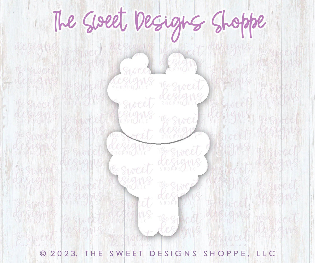 Cookie Cutters - Cupid Bear - 2 Piece Set - Cookie Cutters - The Sweet Designs Shoppe - TSDS - - ALL,Animal,Animals,Animals and Insects,Cookie Cutter,Mini Set,Mini Sets,Promocode,regular sets,School,set,sets,valentine,valentines