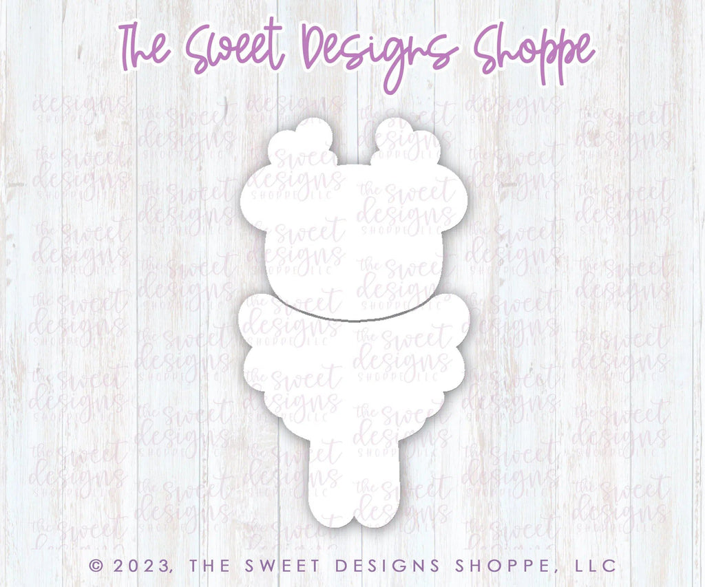 Cookie Cutters - Cupid Bear - 2 Piece Set - Cookie Cutters - The Sweet Designs Shoppe - TSDS - - ALL,Animal,Animals,Animals and Insects,Cookie Cutter,Mini Set,Mini Sets,Promocode,regular sets,School,set,sets,valentine,valentines