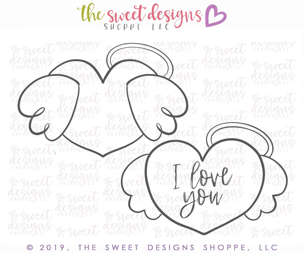 Cookie Cutters - Cupid Heart - Cookie Cutter - The Sweet Designs Shoppe - - ALL, Cookie Cutter, love, Promocode, Valentine, Valentines, valentines2020-2