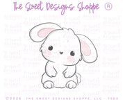 Cookie Cutters - Cute and Chubby Standing Bunny - Cookie Cutter - The Sweet Designs Shoppe - TSDS - - ALL,Animal,Animals,Animals and Insects,Cookie Cutter,Easter,Easter / Spring,Promocode,STL