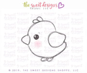 Cookie Cutters - Cute Bird v2- Cookie Cutter - The Sweet Designs Shoppe - TSDS - - ALL,Animal,Animals,Animals and Insects,Cookie Cutter,Easter / Spring,Promocode,STL