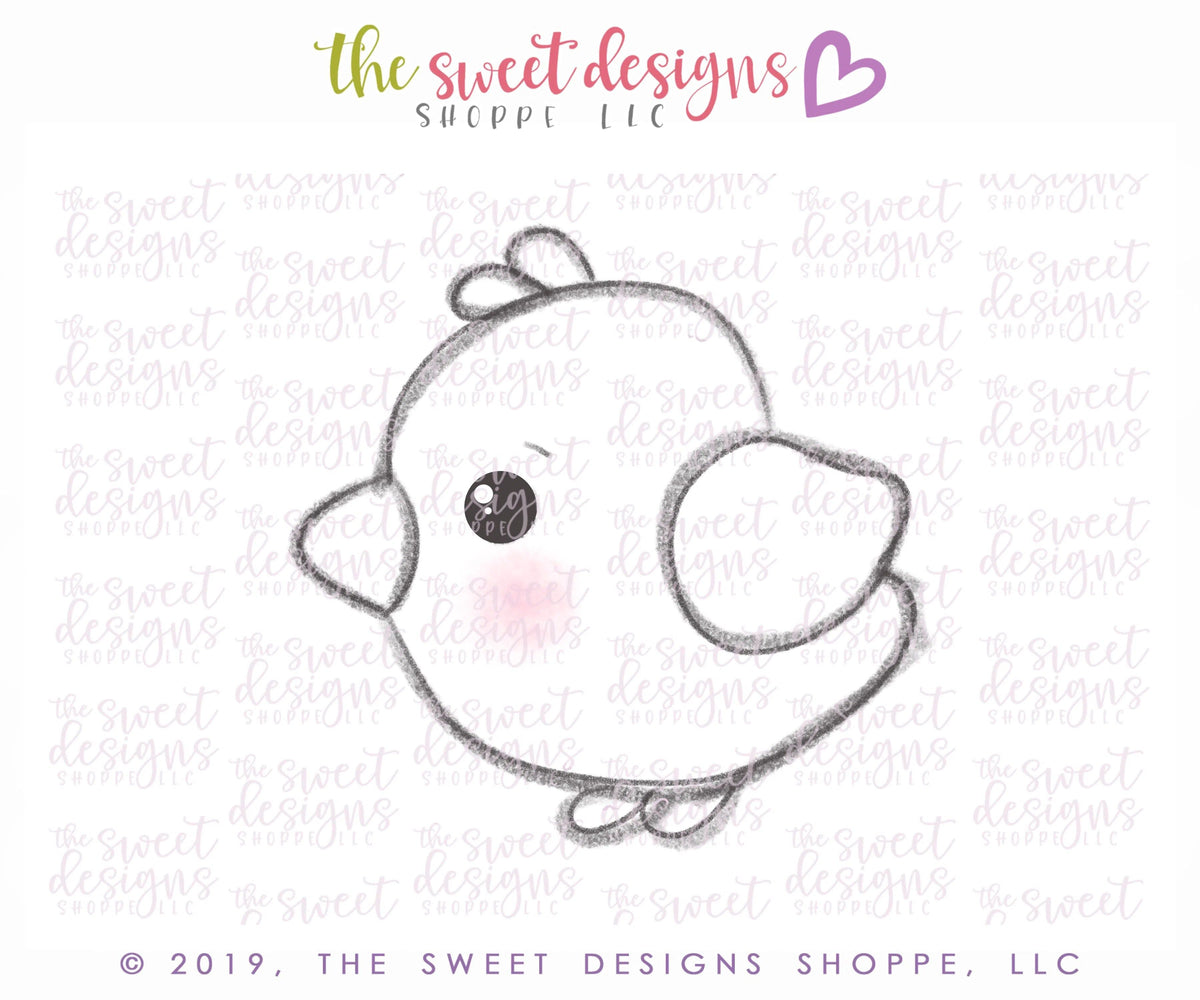 Cookie Cutters - Cute Bird v2- Cookie Cutter - The Sweet Designs Shoppe - TSDS - - ALL,Animal,Animals,Animals and Insects,Cookie Cutter,Easter / Spring,Promocode,STL