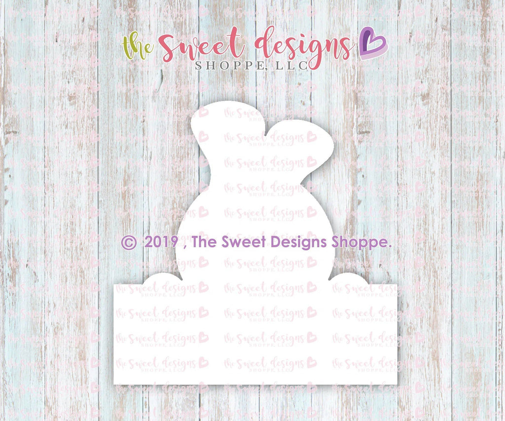 Cookie Cutters - Cute Bunny Plaque 2019 - Cookie Cutter - The Sweet Designs Shoppe - - ALL, Animal, Cookie Cutter, Customize, Easter / Spring, easter collection 2019, Plaque, Promocode