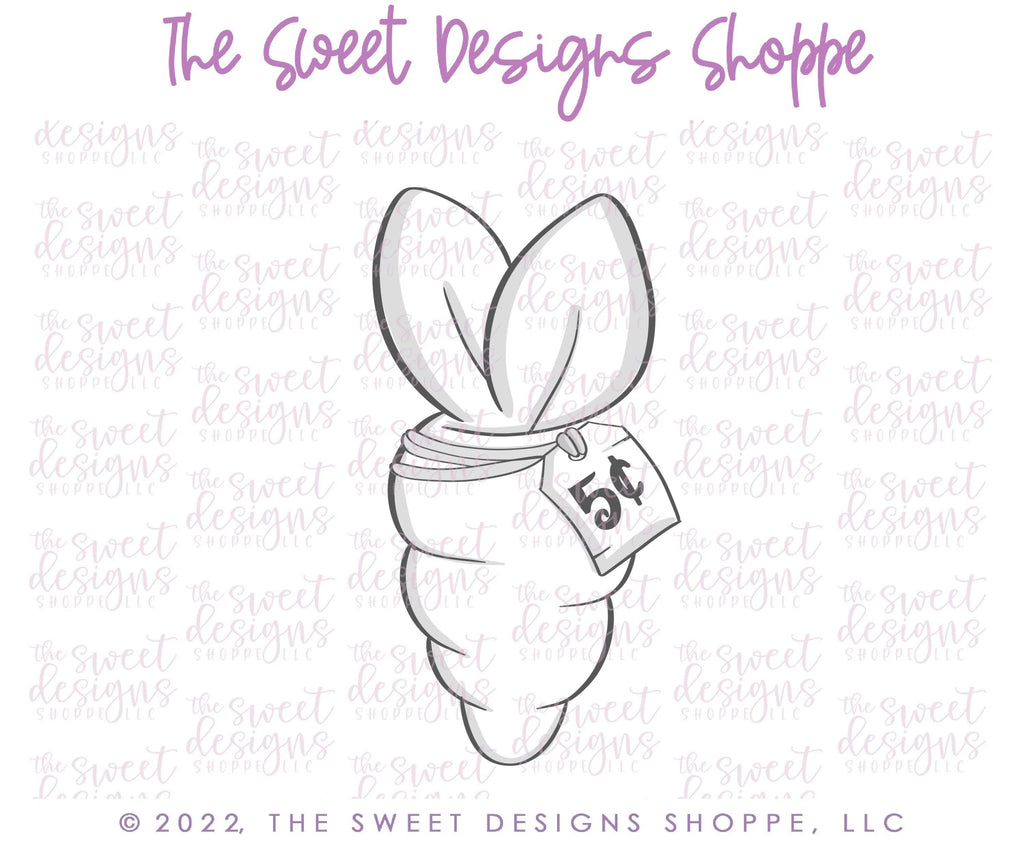 Cookie Cutters - Cute Carrot with Tag- Cookie Cutter - The Sweet Designs Shoppe - TSDS - - ALL,Carrot,Cookie Cutter,Easter,Easter / Spring,Food,Food and Beverage,Food beverages,fruit,fruits,Fruits and Vegetables,Lady Milk Stache,Lady MilkStache,LadyMilkStache,Promocode,Vegetable