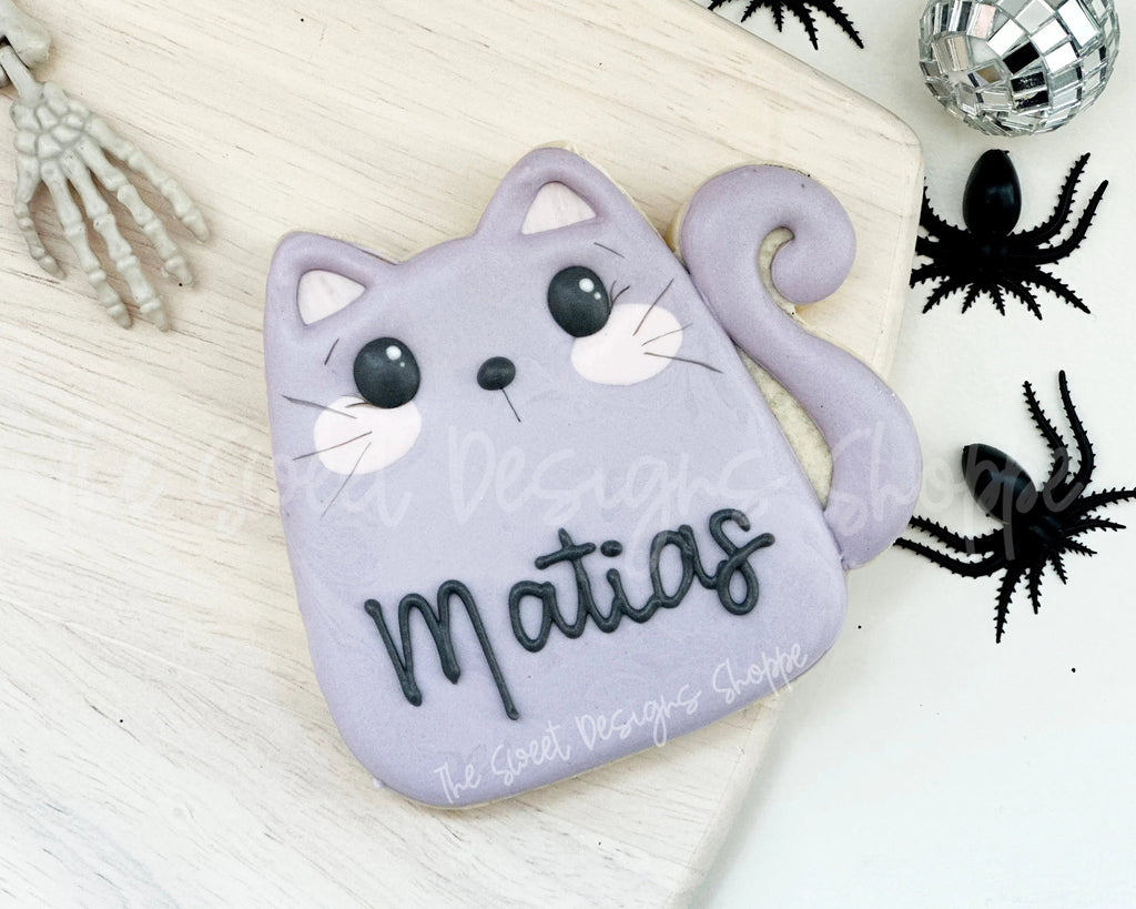 Cookie Cutters - Cute Cat - Cookie Cutter - Sweet Designs Shoppe - - ALL, Animal, Animals, Animals and Insects, Cookie Cutter, Fall / Halloween, Halloween, Promocode