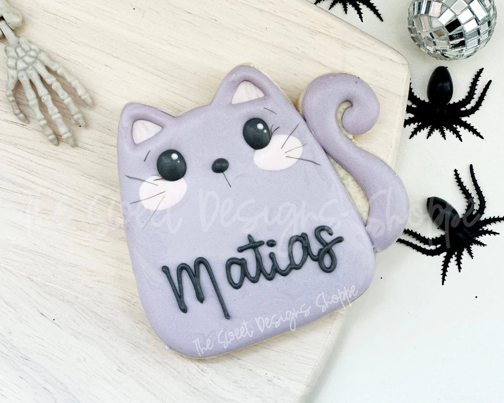 Cookie Cutters - Cute Cat - Cookie Cutter - The Sweet Designs Shoppe - - ALL, Animal, Animals, Animals and Insects, Cookie Cutter, Fall / Halloween, Halloween, Promocode