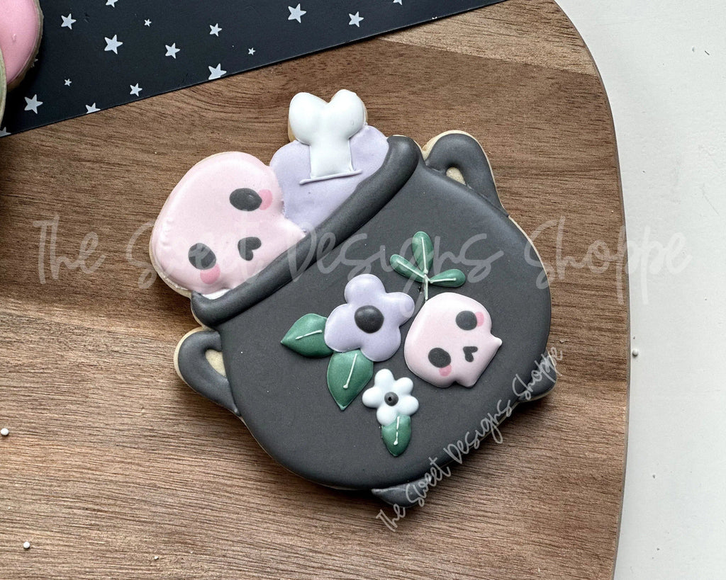 Cookie Cutters - Cute Cauldron - Cookie Cutter - The Sweet Designs Shoppe - TSDS - - ALL,Cauldron,Cookie Cutter,Halloween,Promocode,ST PATRICK,St Patrick’s Day,St. Pat,st. patrick's,Witch
