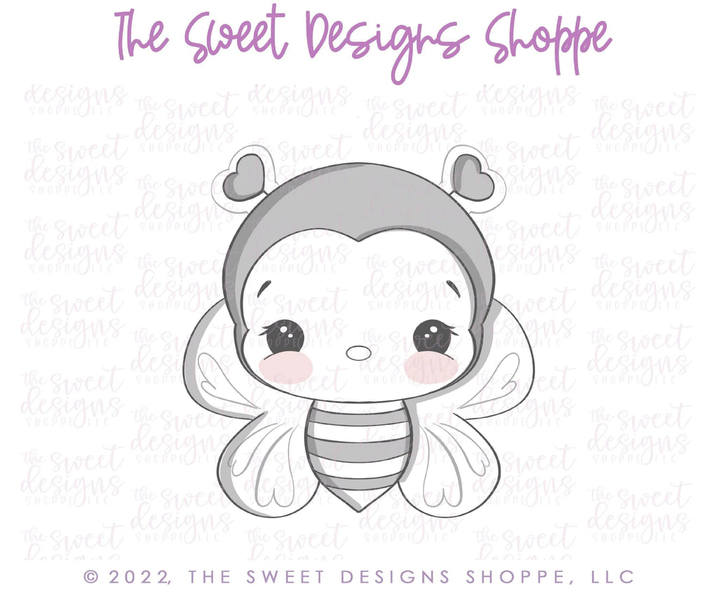 Cookie Cutters - Cute Chubby Bee - Cookie Cutter - The Sweet Designs Shoppe - TSDS - - ALL,Animal,Animals,Animals and Insects,Cookie Cutter,Grad,graduations,Lady Milk Stache,Lady MilkStache,LadyMilkStache,MOM,mother,Mothers Day,Promocode,School,School / Graduation,school supplies,STL,teacher,teacher appreciation