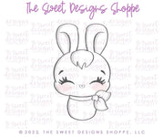 Cookie Cutters - Cute Chubby Bunny - Cookie Cutter - The Sweet Designs Shoppe - TSDS - - ALL,Animal,Animals,Animals and Insects,Bunny,Cookie Cutter,Easter,Easter / Spring,Egg,Lady Milk Stache,Lady MilkStache,LadyMilkStache,Promocode,STL