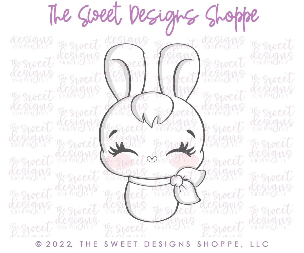 Cookie Cutters - Cute Chubby Bunny - Cookie Cutter - The Sweet Designs Shoppe - TSDS - - ALL,Animal,Animals,Animals and Insects,Bunny,Cookie Cutter,Easter,Easter / Spring,Egg,Lady Milk Stache,Lady MilkStache,LadyMilkStache,Promocode,STL