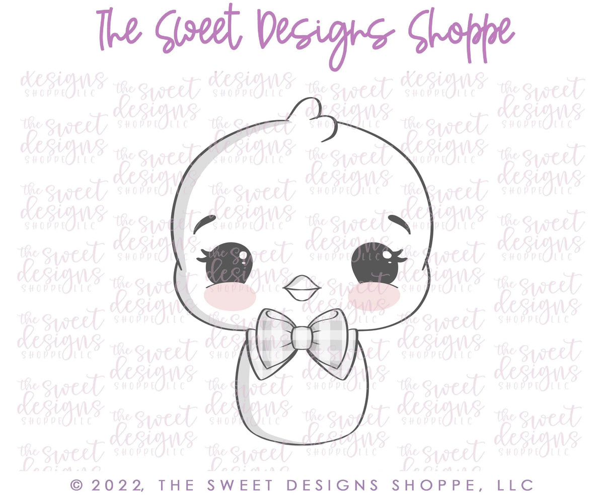 Cookie Cutters - Cute Chubby Chick - Cookie Cutter - The Sweet Designs Shoppe - TSDS - - ALL,Animal,Animals,Animals and Insects,Chick,Cookie Cutter,Easter,Easter / Spring,Lady Milk Stache,Lady MilkStache,LadyMilkStache,Promocode,STL