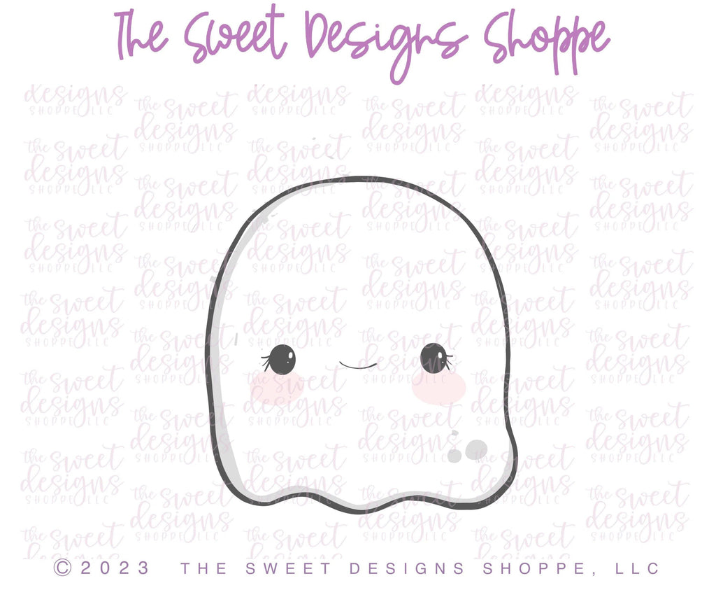 Cookie Cutters - Cute Chubby Ghost - Cookie Cutter - The Sweet Designs Shoppe - - ALL, Boo, Cookie Cutter, Ghost, halloween, Promocode