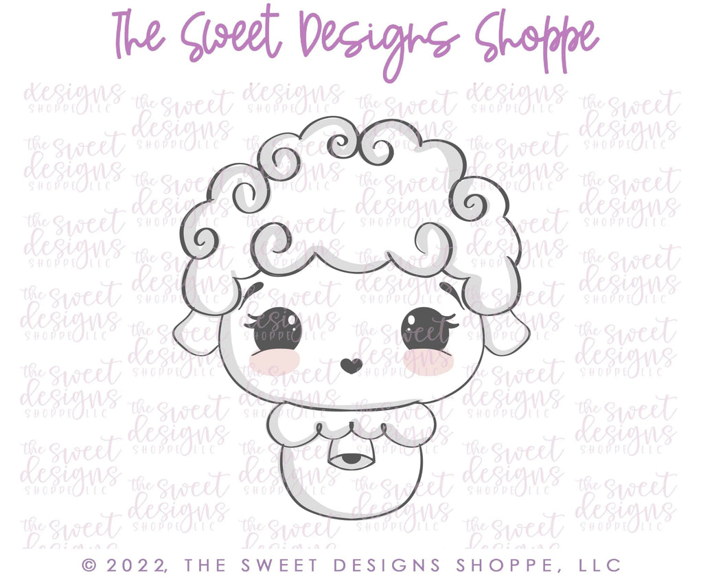 Cookie Cutters - Cute Chubby Lamb - Cookie Cutter - The Sweet Designs Shoppe - TSDS - - ALL,Animal,Animals,Animals and Insects,Cookie Cutter,Easter,Easter / Spring,Lady Milk Stache,Lady MilkStache,LadyMilkStache,Lamb,Promocode