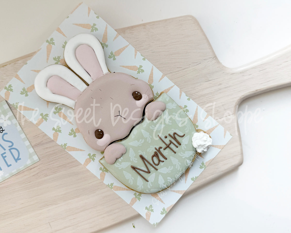 Cookie Cutters - Cute Chunky Bunny in Egg Set - Set of 2 - Cookie Cutters - The Sweet Designs Shoppe - TSDS - - ALL,Animal,Animals,Cookie Cutter,Easter,Easter / Spring,Promocode,regular sets,set,STL