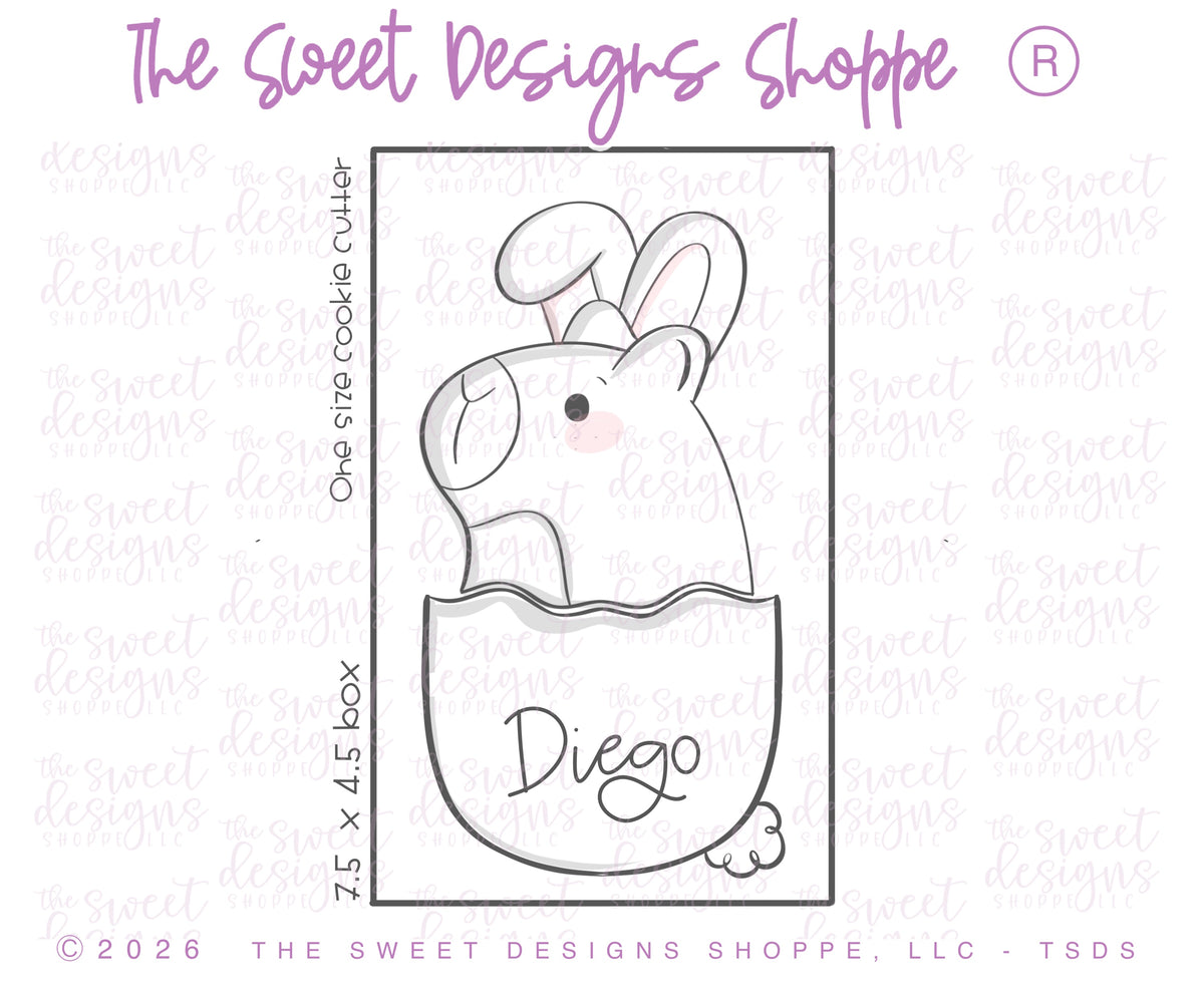 Cookie Cutters - Cute Chunky Easter Heads Egg Set - Set of 7 - Cookie Cutters - The Sweet Designs Shoppe - TSDS - - ALL,Animal,Animals,Cookie Cutter,Easter,Easter / Spring,Promocode,regular sets,set,STL