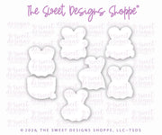 Cookie Cutters - Cute Chunky Easter Heads Egg Set - Set of 7 - Cookie Cutters - The Sweet Designs Shoppe - TSDS - - ALL,Animal,Animals,Cookie Cutter,Easter,Easter / Spring,Promocode,regular sets,set,STL