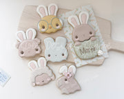 Cookie Cutters - Cute Chunky Easter Heads Egg Set - Set of 7 - Cookie Cutters - The Sweet Designs Shoppe - TSDS - - ALL,Animal,Animals,Cookie Cutter,Easter,Easter / Spring,Promocode,regular sets,set,STL