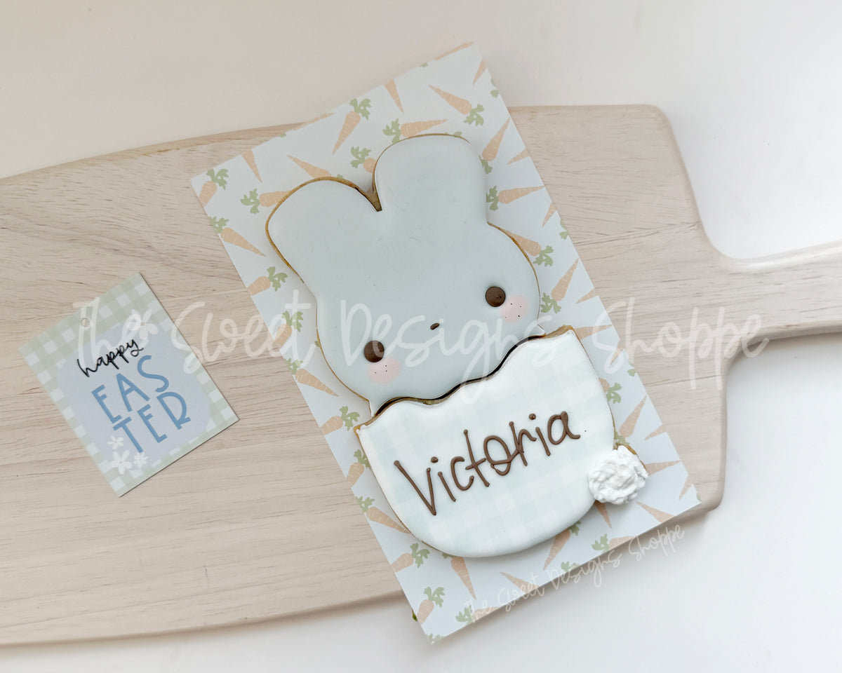 Cookie Cutters - Cute Chunky Marshmallow Bunny in Egg Set - Set of 2 - Cookie Cutters - The Sweet Designs Shoppe - TSDS - - ALL,Animal,Animals,Cookie Cutter,Easter,Easter / Spring,Promocode,regular sets,set,STL