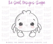 Cookie Cutters - Cute Crab - Cookie Cutter - The Sweet Designs Shoppe - TSDS - - ALL,Animal,Animals,Cookie Cutter,Lady Milk Stache,Lady MilkStache,LadyMilkStache,nautica,ocean,Promocode,sea,STL,Summer,under the sea