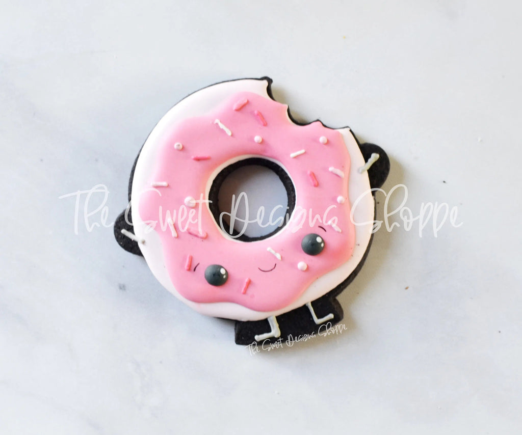Cookie Cutters - Cute Donut with a Bite - Cookie Cutter - Sweet Designs Shoppe - - ALL, Cookie Cutter, Donut, Food, Food and Beverage, Food beverages, Promocode, Sweet, Sweets, valentines