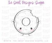 Cookie Cutters - Cute Donut with a Bite - Cookie Cutter - The Sweet Designs Shoppe - TSDS - - ALL,Cookie Cutter,Donut,Food,Food and Beverage,Food beverages,Promocode,Sweet,Sweets,valentines