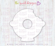 Cookie Cutters - Cute Donut with a Bite - Cookie Cutter - The Sweet Designs Shoppe - TSDS - - ALL,Cookie Cutter,Donut,Food,Food and Beverage,Food beverages,Promocode,Sweet,Sweets,valentines