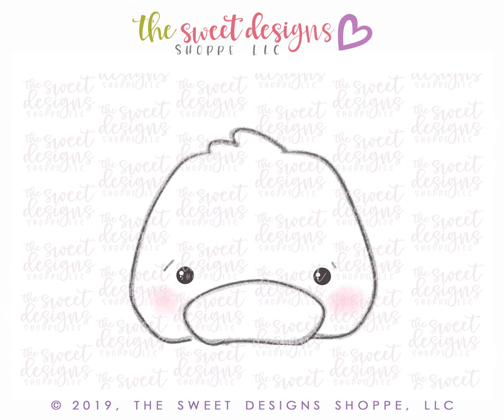 Cookie Cutters - Cute Duck Face - Cookie Cutter - Sweet Designs Shoppe - - 2019, ALL, Animal, Animals, Barn, Cookie Cutter, Promocode